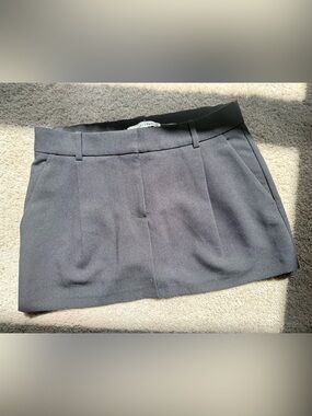 Abercrombie & Fitch XS Black Mini Skort with Belt Loops